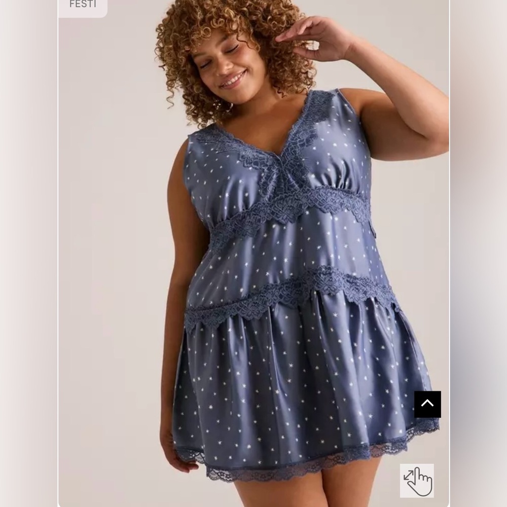Torrid Lace Detail Mini Dress